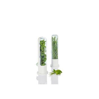 LIVARNO HOME Kräuter-Frischhaltebehälter-Set / Kräuter-Frischhaltebehälter, BPA-frei (klein 2er) - B-Ware neuwertig