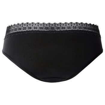esmara® Damen Hipster, 5 Stück, mit Spitze (Schwarz, L(44/46)) - B-Ware neuwertig