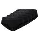 esmara® Damen Hipster, 5 Stück, mit Spitze (Schwarz, L(44/46)) - B-Ware neuwertig