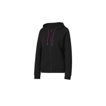 CRIVIT Damen Sweatjacke, mit Kängurutasche (Schwarz, S(36/38)) - B-Ware neuwertig