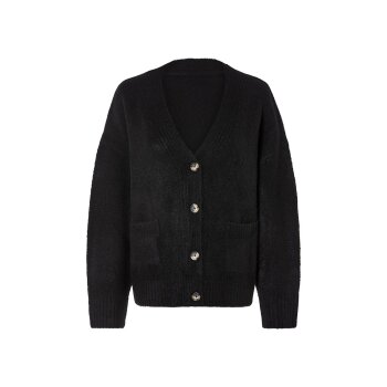 esmara® Damen Cardigan, im Oversize-Look (Schwarz, L(44/46)) - B-Ware neuwertig