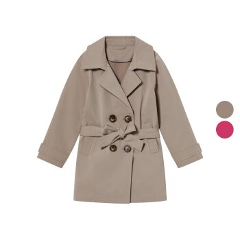 lupilu® Kinder Trenchcoat, mit doppelreihiger...
