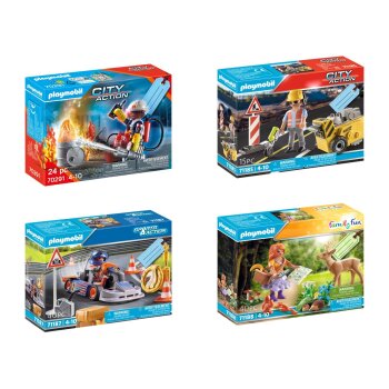 Playmobil Geschenkset, mit Namensschild zum Beschriften -...