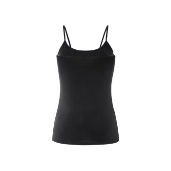 esmara® Damen Spaghettitops, 3 Stück, hoher Baumwollanteil (schwarz, M(40/42)) - B-Ware neuwertig