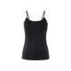 esmara® Damen Spaghettitops, 3 Stück, hoher Baumwollanteil (schwarz, M(40/42)) - B-Ware neuwertig