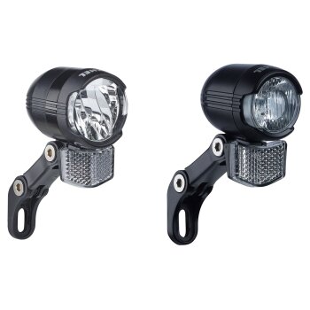BÜCHEL Fahrradleuchte »Shiny«, schwarz -...
