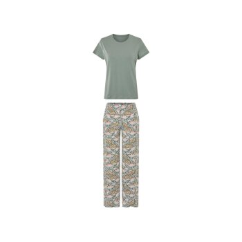 esmara® Damen Pyjama mit seitlichen Eingrifftaschen - B-Ware