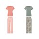 esmara® Damen Pyjama mit seitlichen Eingrifftaschen - B-Ware