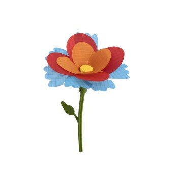 Playtive Kreativset Steckblumen, 109-teilig - B-Ware neuwertig