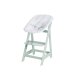 roba 2 in-1 Treppenhochstuhl Born Up Zickzack, mit Sitzverkleinerer, mint - B-Ware neuwertig