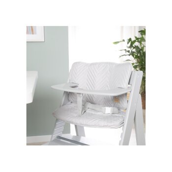 roba »Born Up Zick Zack« 2-in-1 Hochstuhl-Set, mit Sitzverkleinerer, Taupe - B-Ware gut