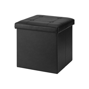 LIVARNO home Sitzhocker, mit Stauraum (Schwarz) - B-Ware neuwertig