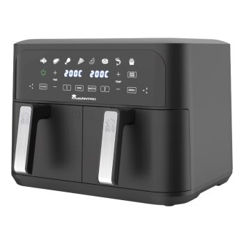 Masterpro Air Fryer Doppel-Luftfritteuse, 2400 W - B-Ware...