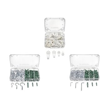 PARKSIDE® L-Haken und Dübel-Set / Schraubhaken...