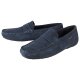 LIVERGY® Herren Mokassin mit Leder (navy, 43) - B-Ware neuwertig