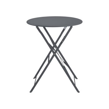 LIVARNO home Bistro-Set, mit Klappfunktion (Anthrazit) - B-Ware neuwertig