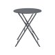 LIVARNO home Bistro-Set, mit Klappfunktion (Anthrazit) - B-Ware neuwertig