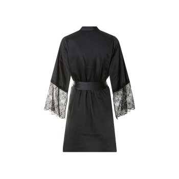 esmara® Damen-Kimono, aus Satin, L, schwarz - B-Ware...