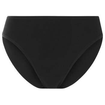 esmara® Damen Slips, 5 Stück, hoher Baumwollanteil (Schwarz, S(36/38)) - B-Ware neuwertig