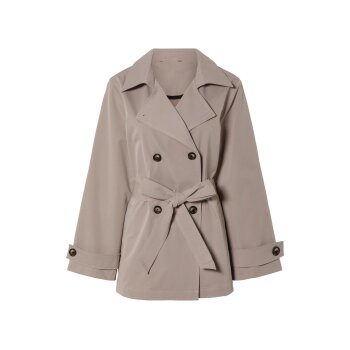 esmara® Damen-Trenchcoat, mit breitem Reverskragen, 50, beige - B-Ware neuwertig