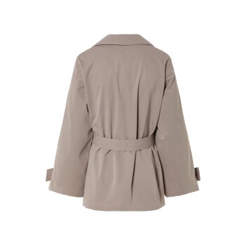 esmara® Damen-Trenchcoat, mit breitem Reverskragen, 50, beige - B-Ware neuwertig