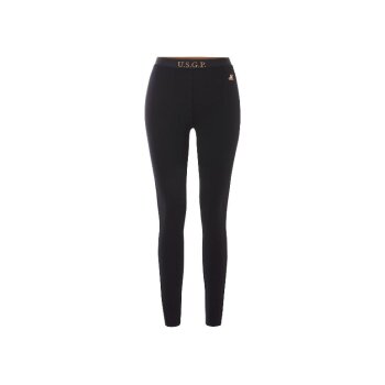 esmara® US Grand Polo Damen Leggings, L, schwarz -...