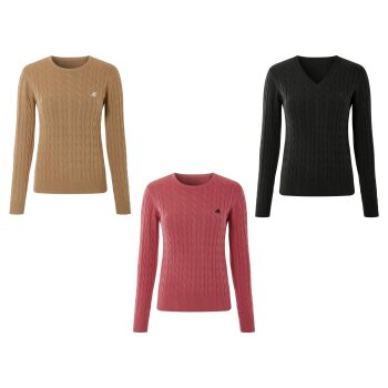 esmara® Damen Strickpullover, mit Baumwolle - B-Ware