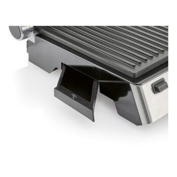 SILVERCREST® KITCHEN TOOLS Kontaktgrill SKGE 2000 D3, 180° aufklappbar - B-Ware neuwertig