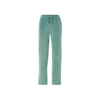 esmara® Damen Nicki-Pyjama mit Rundhalsausschnitt (Grün, S (36/38)) - B-Ware neuwertig
