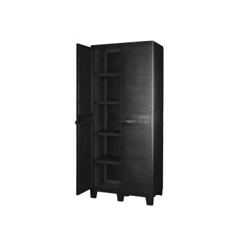 LIVARNO home Gartenschrank, 2 Türen, aus recyceltem Plastik - B-Ware Transportschaden Kosmetisch