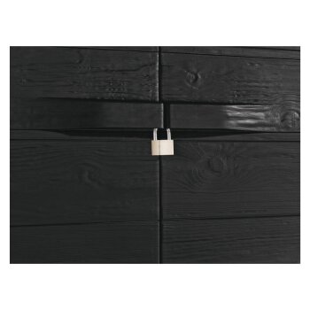 LIVARNO home Gartenschrank, 2 Türen, aus recyceltem Plastik - B-Ware Transportschaden Kosmetisch