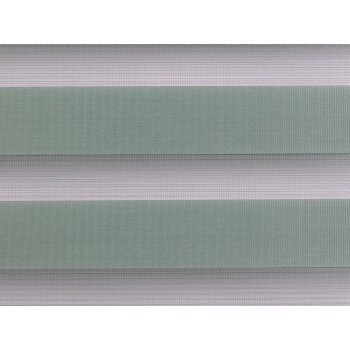 Lichtblick Duo-Rollo Klemmfix, ohne Bohren, verspannt, blickdicht, ab 45 x 150 cm (Salbei, 100 x 150 cm) - B-Ware sehr gut