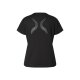 CRIVIT Damen Funktionsshirt mit reflektierenden Deko-Elementen (schwarz, S(36/38)) - B-Ware neuwertig