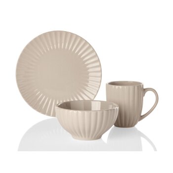LIVARNO HOME Geschirrset aus Steinzeug, 18-teilig - B-Ware