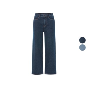 esmara® Damen Jeans, Wide Leg, hohe Leibhöhe -...