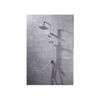 LIVARNO home Regenbrauseset mit Wassersparer Duschbrauseset mit Wassersparer Überkopfbrause-Set mit Wassersparer - B-Ware Transportschaden Kosmetisch