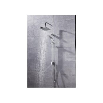 LIVARNO home Regenbrauseset mit Wassersparer Duschbrauseset mit Wassersparer Überkopfbrause-Set mit Wassersparer - B-Ware Transportschaden Kosmetisch