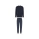 LIVERGY® Herren Pyjama, mit Baumwolle (navy, XXL(60/62)) - B-Ware neuwertig