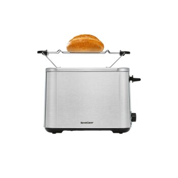 SILVERCREST® KITCHEN TOOLS Doppelschlitz-Toaster Edelstahl »STE 850 E1« (Silber) - B-Ware gut