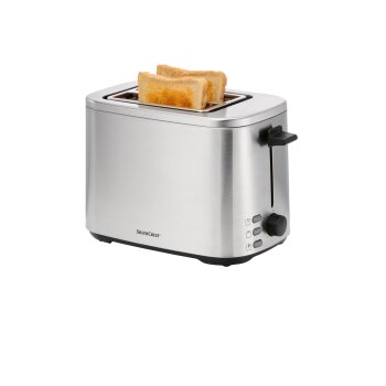 SILVERCREST® KITCHEN TOOLS Doppelschlitz-Toaster Edelstahl »STE 850 E1« (Silber) - B-Ware gut