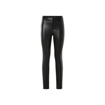 esmara® Damen Jeggings, in Lederoptik (Schwarz, 42) - B-Ware neuwertig