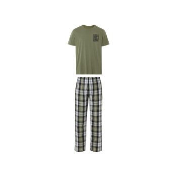 LIVERGY® Herren Pyjama, aus reiner Baumwolle - B-Ware