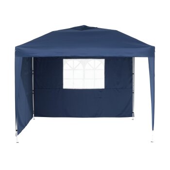 LIVARNO home Faltpavillon, mit 2 Wänden, blau - B-Ware Transportschaden Kosmetisch