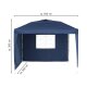 LIVARNO home Faltpavillon, mit 2 Wänden, blau - B-Ware Transportschaden Kosmetisch