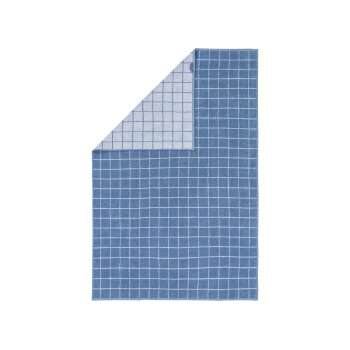 LIVARNO home Frottier-Badetuch, aus reiner Baumwolle, 100x150 cm (blau) - B-Ware neuwertig