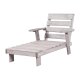 roba Little Stars Outdoor-Kinderliege, inkl. Sitzpolster, grau lasiert - B-Ware neuwertig