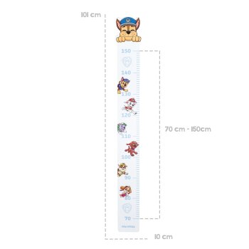 roba Messlatte Paw Patrol, 70-150 cm, weiß - B-Ware...