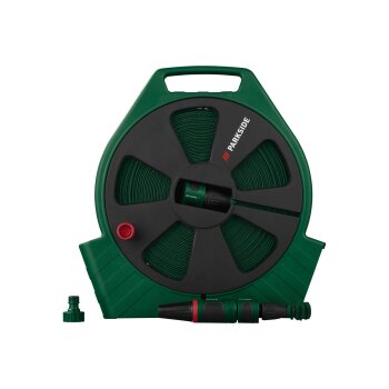 PARKSIDE® Schlauchbox / Kassetten-Flachschlauch, mit Durchflussregelung (Flachschlauch mit Kassette) - B-Ware sehr gut