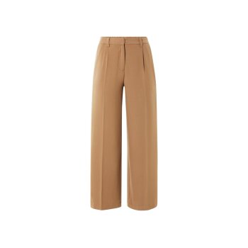 esmara® Damen Wide-Leg-Hose, mit halbhoher Taille (Cognac, 40) - B-Ware neuwertig