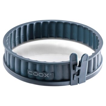Coox Quicheform mit Glasboden Ø18 cm (Blaugrau) -...